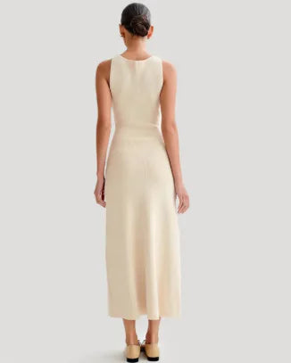 Sleeveless Knit Maxi Dress – Soft, Breathable & Stylish