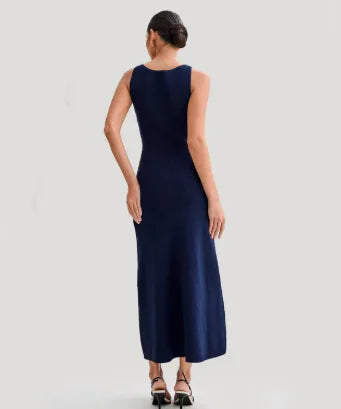 Sleeveless Knit Maxi Dress – Soft, Breathable & Stylish