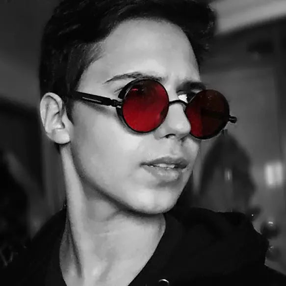Vintage Round Metal Sunglasses