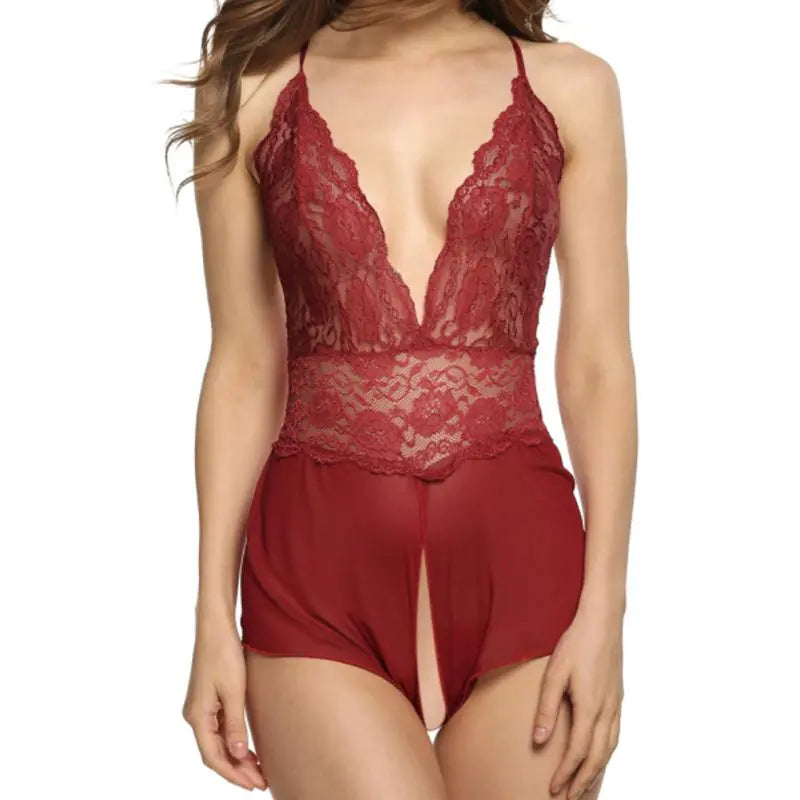 Lace Sheer Sleepwear – Sexy Night Dress