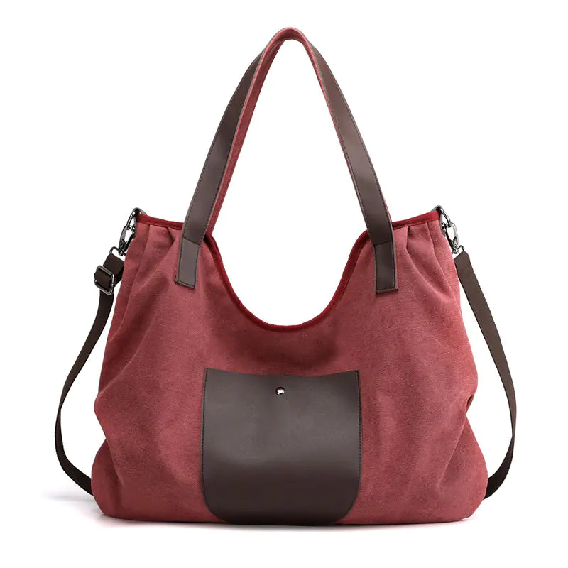 Trendy Portable Canvas Handbags