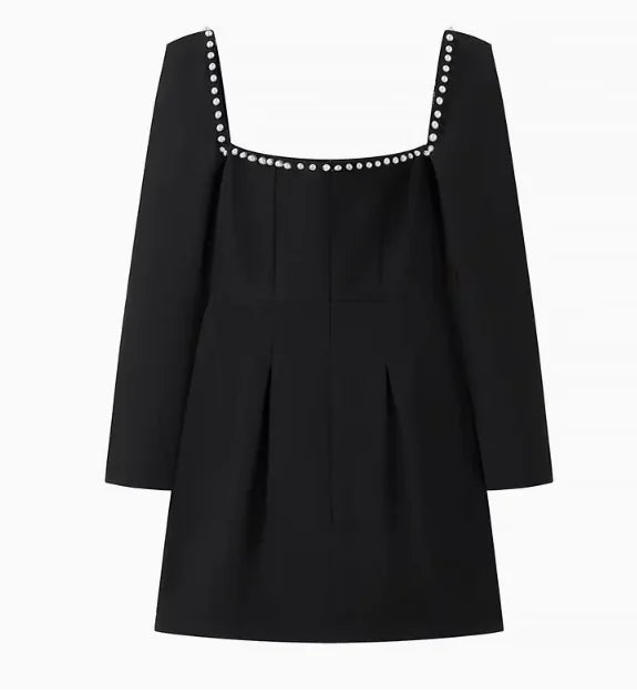 Square Neck A-Line Dress