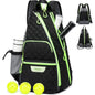 BOSSTIN Pickleball Bag Pickleball Backpack Reversible Sling Pickle Ball Paddle Bag for Men Women (Black)