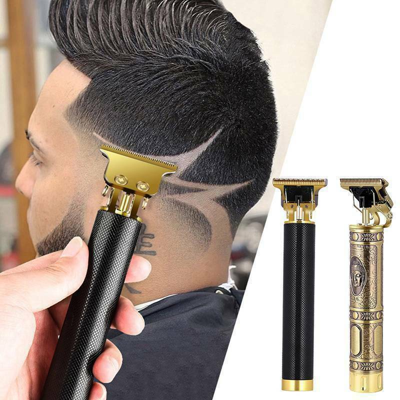 Professional Cordless T-Blade Hair Trimmer for Men – Zero Gapped, Rechargeable, Precision Beard & Hair Clippers