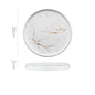 Luxury Marble Ceramic Dinner Plate – Elegant Modern Dining