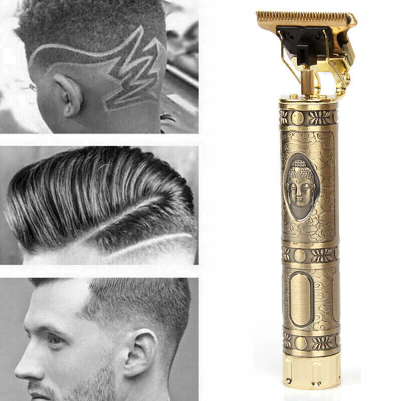 Professional Cordless T-Blade Hair Trimmer for Men – Zero Gapped, Rechargeable, Precision Beard & Hair Clippers