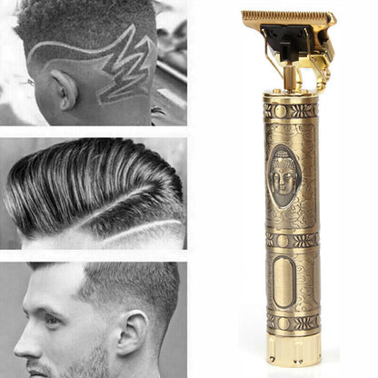 Professional Cordless T-Blade Hair Trimmer for Men – Zero Gapped, Rechargeable, Precision Beard & Hair Clippers