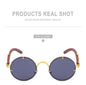 Men's Metal Round Frame Retro Sunglasses