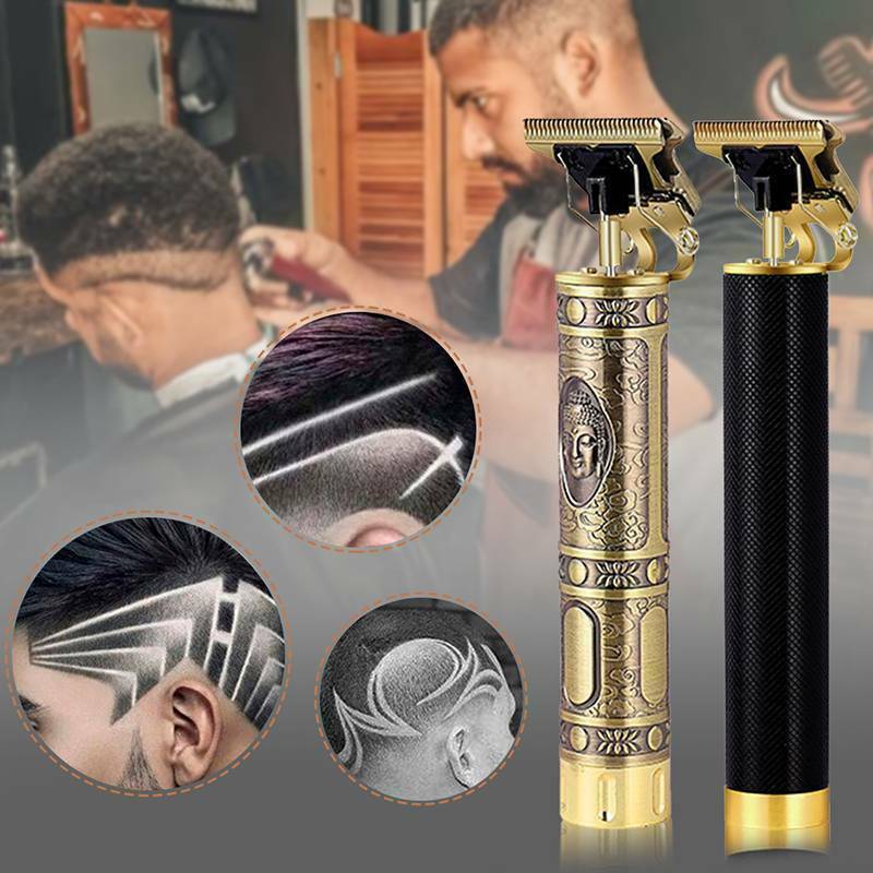 Professional Cordless T-Blade Hair Trimmer for Men – Zero Gapped, Rechargeable, Precision Beard & Hair Clippers