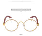 Men's Metal Round Frame Retro Sunglasses