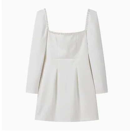 Square Neck A-Line Dress