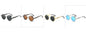 Retro Steampunk Round Sunglasses – Vintage Metal Designer Shades