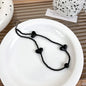 Black Beaded Phone Charm