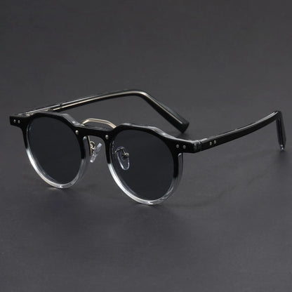 Retro Metal Frame Oval Sunglasses for Women Men Trendy Punk Round Sun Glasses Luxury Brand Designer Driving Shades
