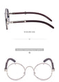 Men's Metal Round Frame Retro Sunglasses