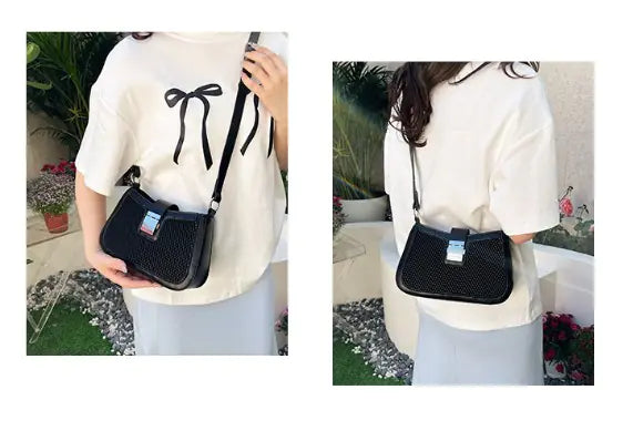 French Style Women's Crossbody Bag - Trendy Summer