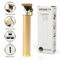 Professional Cordless T-Blade Hair Trimmer for Men – Zero Gapped, Rechargeable, Precision Beard & Hair Clippers
