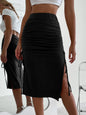 Drawstring Bodycon Skirt – Chic & Flattering Fit