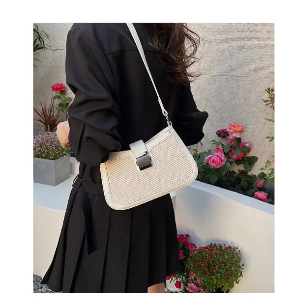 French Style Women's Crossbody Bag - Trendy Summer