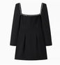 Square Neck A-Line Dress